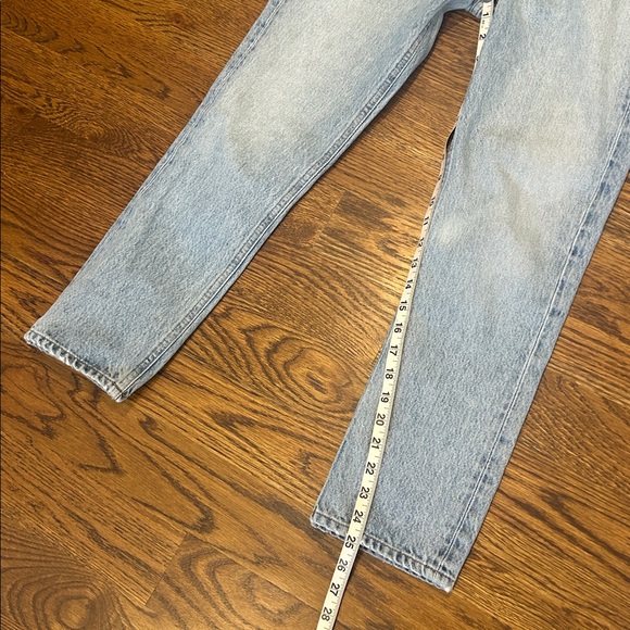 AGOLDE Riley High Rise Straight Riley Jeans size 24 button fly - Picture 8 of 8